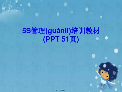 5S管理培训教材(PPT 51页)