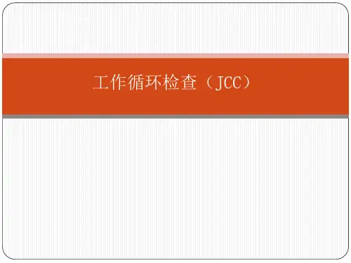 JCC工作循环检查
