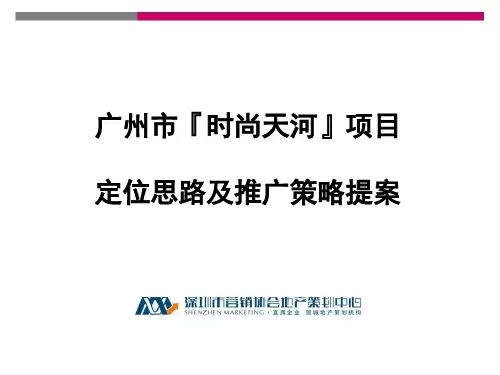 广州时尚天河项目定位思路及推广策略提案_86页