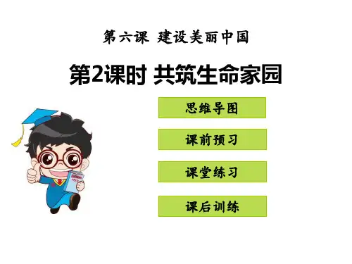 九年级道德与法治上册 (共筑生命家园)建设美丽中国课件