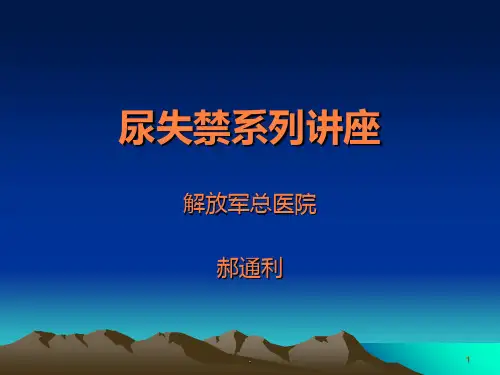 出现尿失禁ppt课件