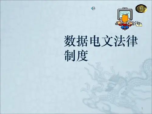 数据电文法律制度ppt课件