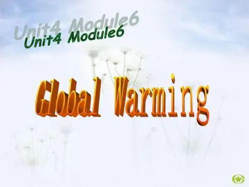 人教版选修6 Unit 4 Global warming warming up(共14张PPT)