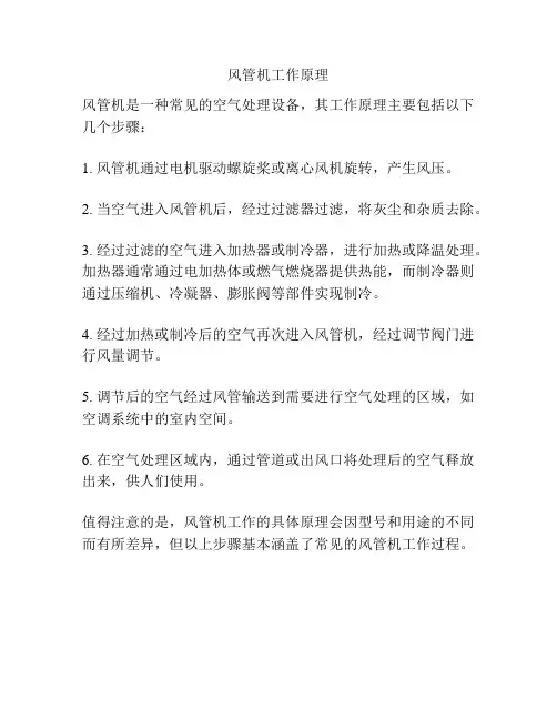 风管机工作原理