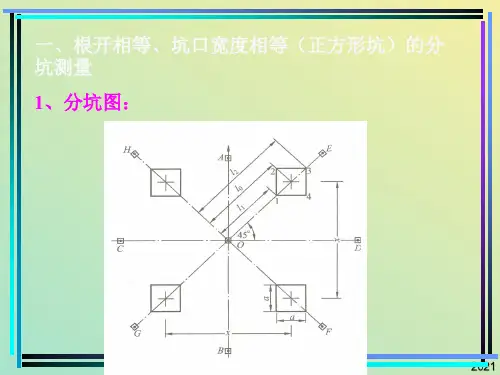 输配电线路杆塔分坑测量