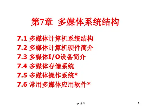 多媒体系统结构  ppt课件