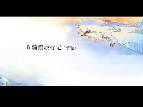 人教版部编本六年级下册6骑鹅旅行记(节选)课件(共25张PPT)