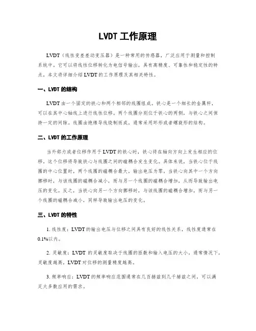 LVDT工作原理