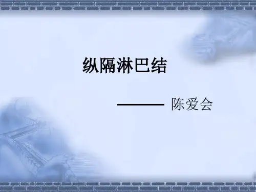 纵隔淋巴结CT片图解