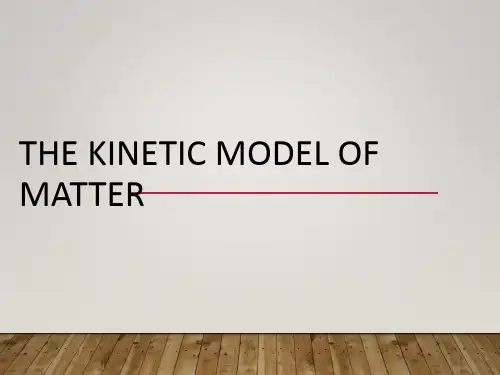 The-kinetic-model-of-matter
