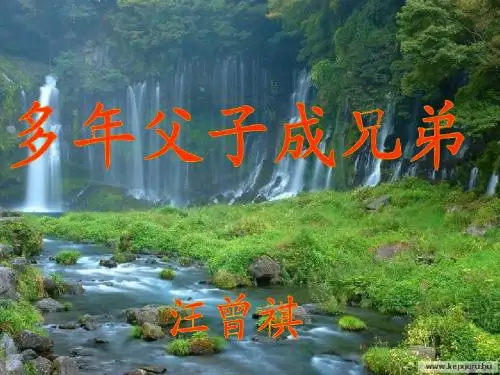 多年父子成兄弟PPT(优秀课件)5 人教课标版