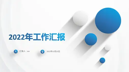 年度工作汇报PPT模板(共31片)