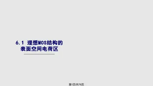 金属—氧化物—半导体场效应晶体管PPT课件