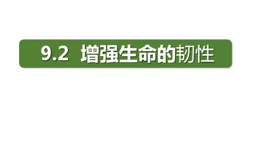 《增强生命的韧性》PPT优秀免费课件