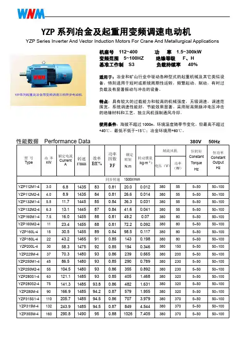 安徽皖南电机样本
