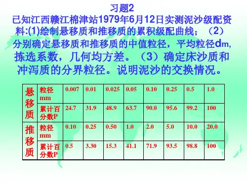 河流动力学作业