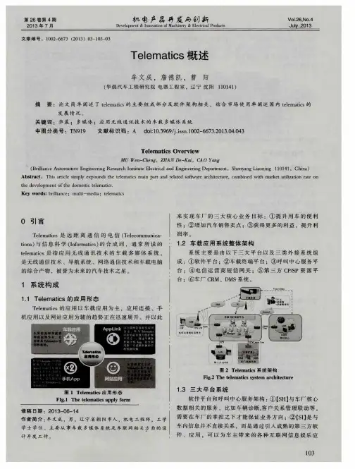 Telematics概述
