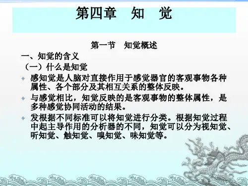 《第六章知觉》ppt课件