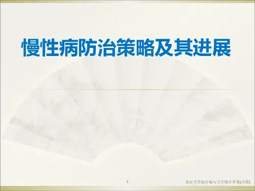 慢性病防治策略及其进展幻灯片