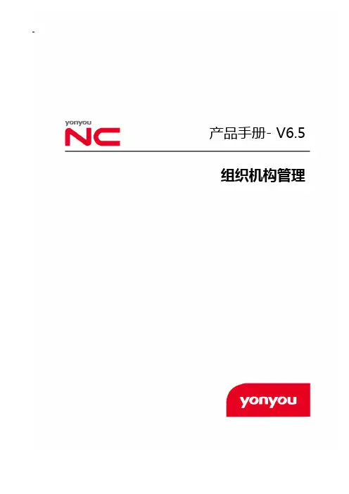 NCV6.5培训手册-组织机构管理