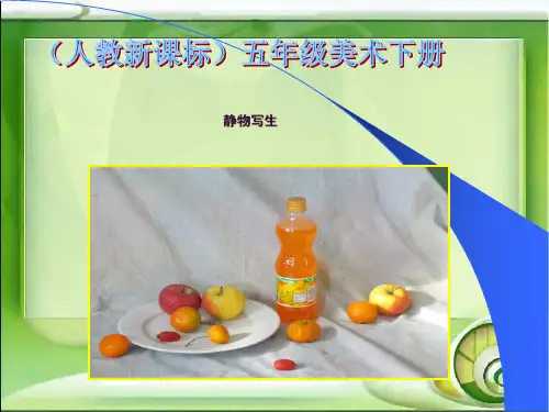 《静物写生》教学ppt课件