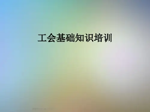 工会基础知识培训