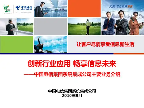 中国电信系统集成公司主要业务介绍