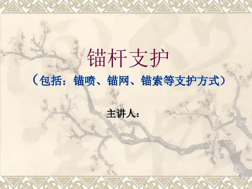 锚杆支护ppt课件