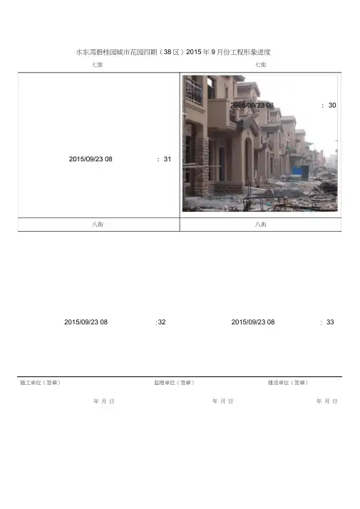 水东湾碧桂园城市花园四期(区)份工程形象进度(0002)