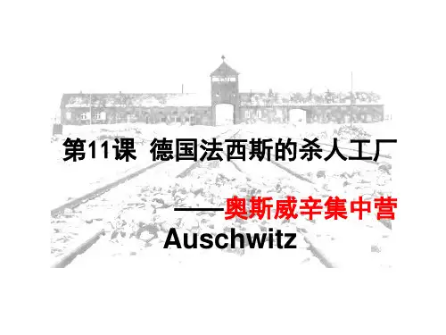 历史课件——德国法西斯的杀人工厂 —奥斯威辛集中营