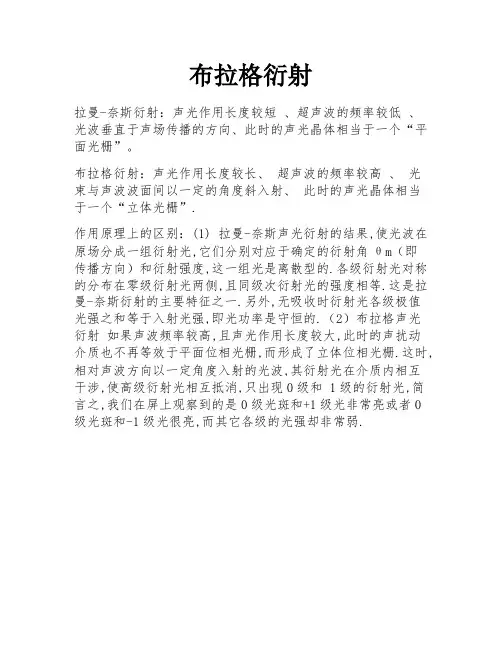 布拉格衍射