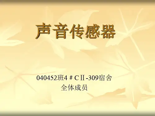 声音传感器