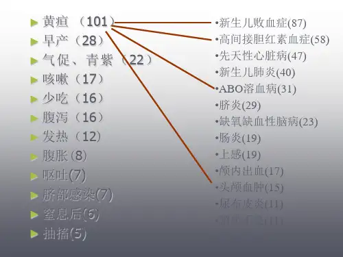 常见新生儿疾病的诊治PPT课件PPT课件