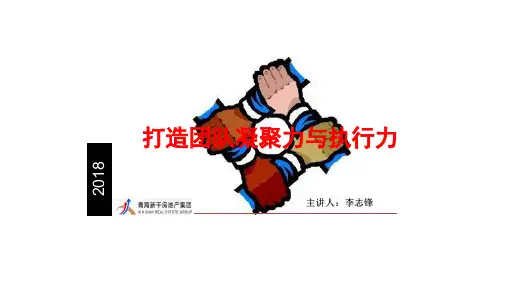 团队凝聚力与执行力培训课件2018