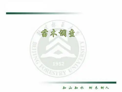 苗木调查