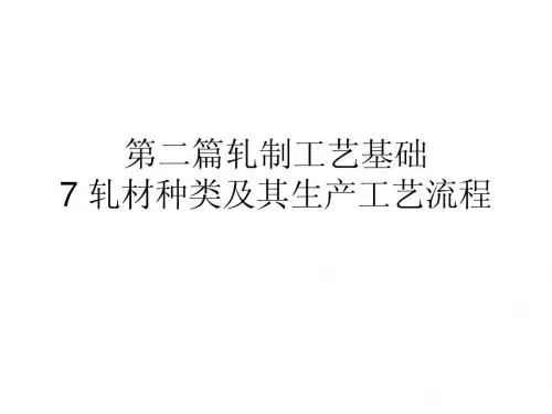 第二篇轧制工艺基础