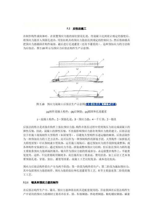 先张法和后张法