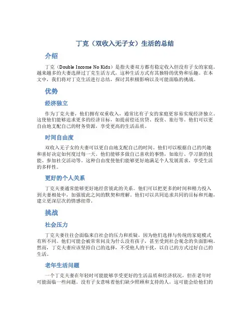丁克总结_??????