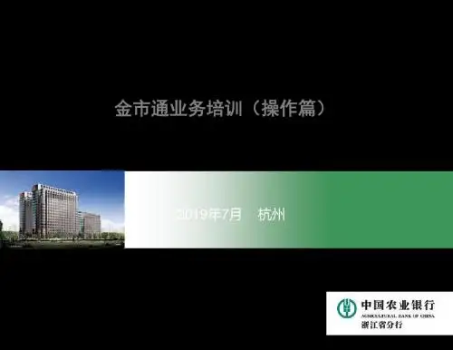 2019年7月金市通培训操作篇 共98页