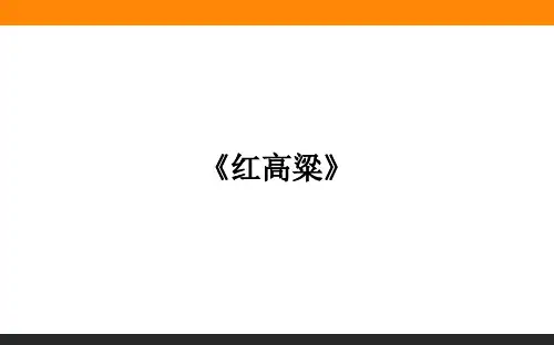 2015-2016高中语文人教版选修中国小说欣赏18《红高粱》.ppt