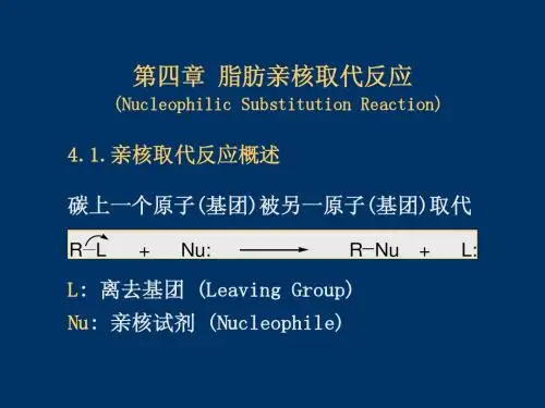 第四章(亲核取代反应.2011研)