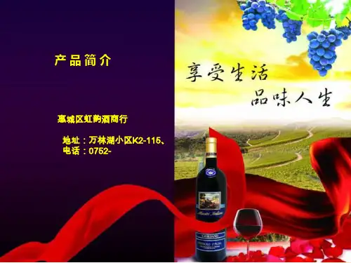 葡萄酒产品简介共36页