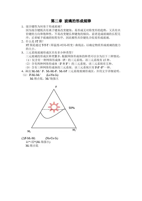 第二章 玻璃的形成规律