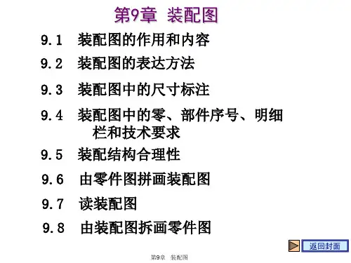 现代工程制图基础教学课件第9章  装配图