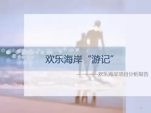 深圳欢乐海岸项目考察研究报告PPT课件