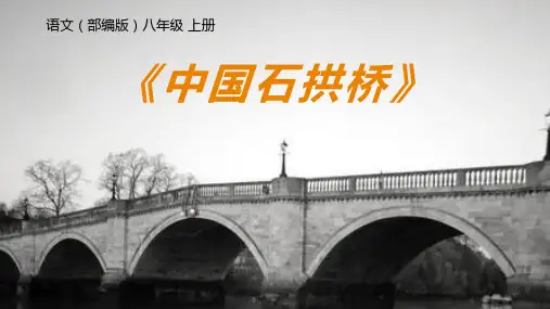 《中国石拱桥》ppt课件