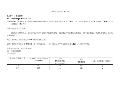 防爆等级知识-防爆标识