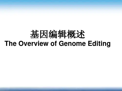 第一代基因编辑ZFN