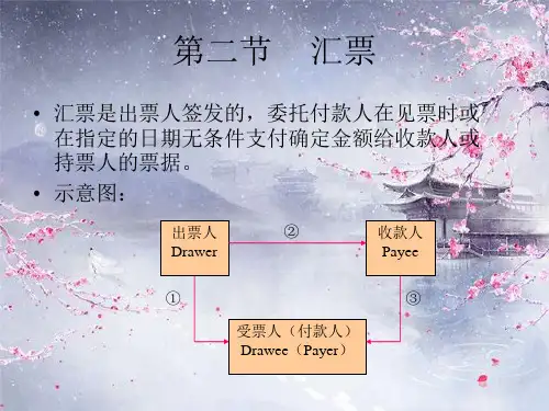 汇票PPT教学课件