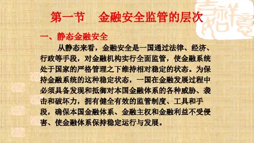 第十二章  金融安全监管 《金融监管学》PPT课件
